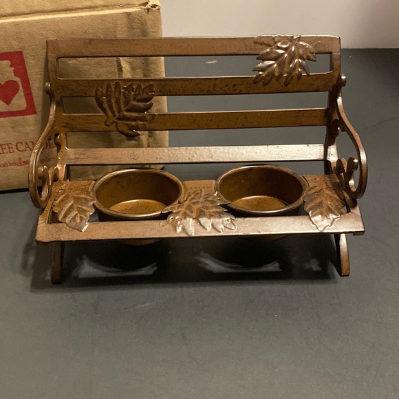 Yankee Candle Accents Fall Harvest Decor Yankee Candle Metal Bronze